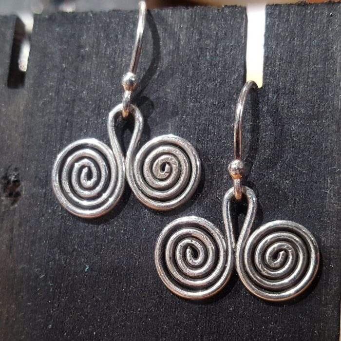 Boucles d'oreilles spirales