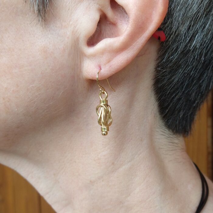 Boucles d'oreilles noeud d'Heraklès – Image 2