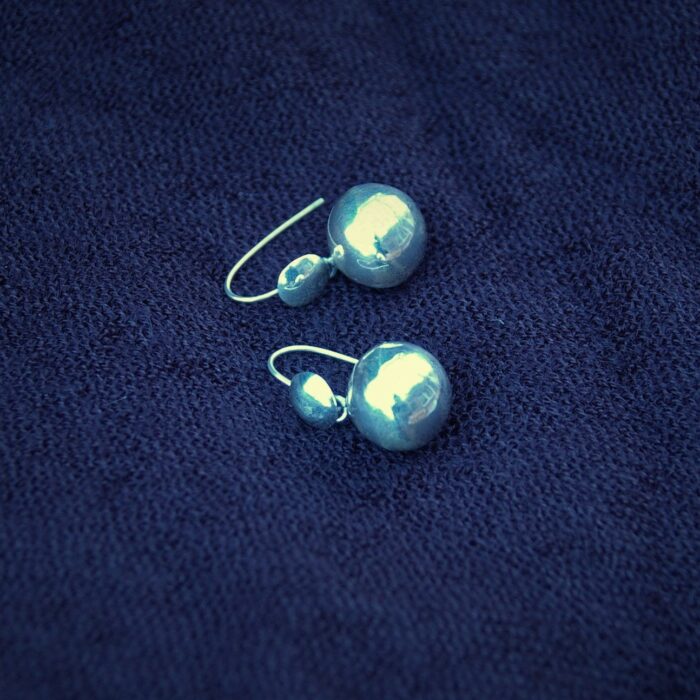 Boucles d'oreilles romaines boules – Image 3